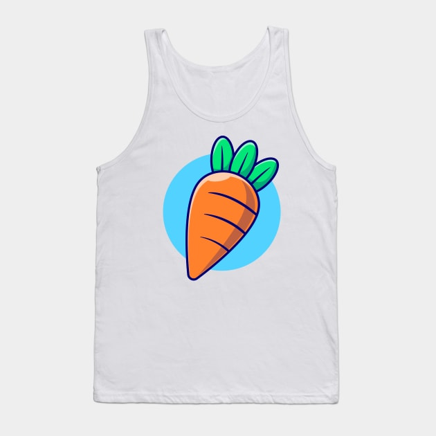 Carrot Vegetable Cartoon Tank Top by Catalyst Labs